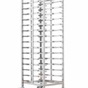 Chariot à pain, 15 plateaux, Acier inoxydable