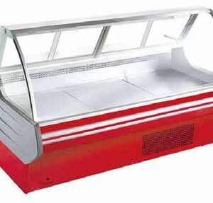 Vitrine réfrigérante fermée, R22, (-2° à -8°), 1050L, Spécial poissonnerie