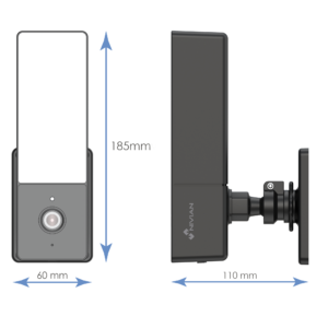 CAMERA 2K WIFI + SPOT LUMIERE A FIXER