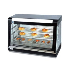 Vitrine de rechauffement pour la préservation de l'humidité, 56Kg